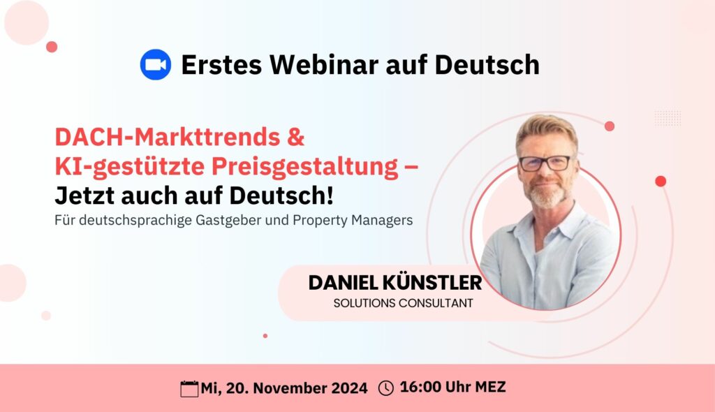 PriceLabs in German: Launch webinar